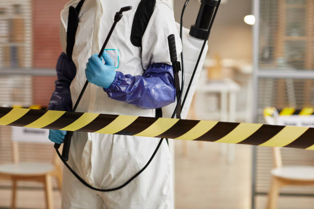 Professional Biohazard Cleanup technician working in Adrian, MO